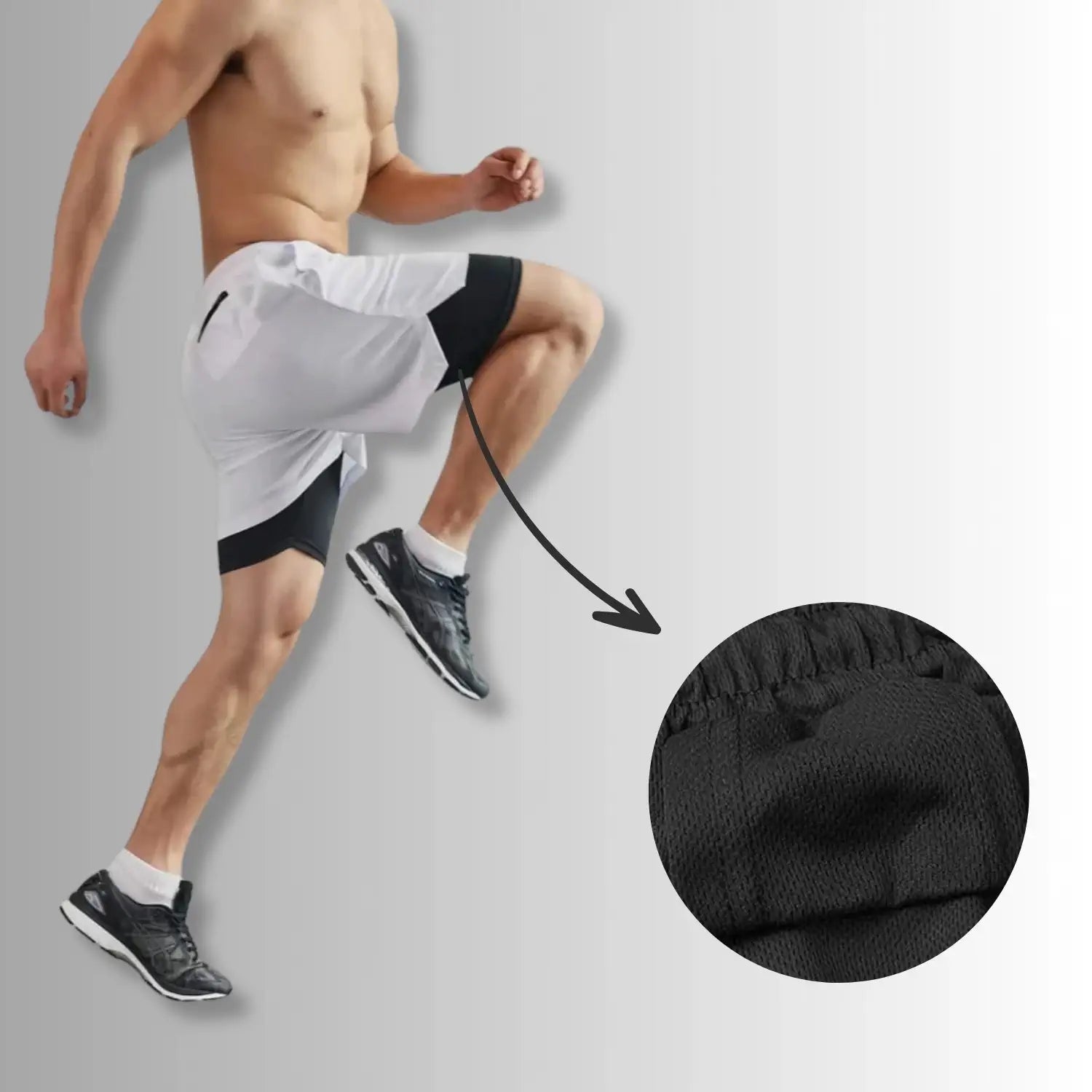 Shorts Esportivo Masculino 2 em 1 para Treino e Corrida, Secagem Rápida e Conforto Total COMPRE 2, GANHE 1 GRÁTIS