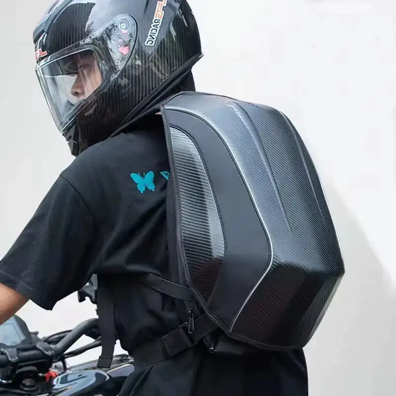 Mochila Impermeável para Motocicleta e Ciclismo – Antirroubo, Refletiva e com Espaço para Capacete