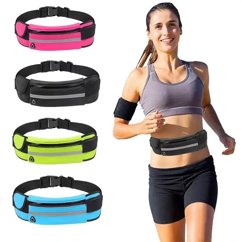 Pochete Esportiva com Ajuste Personalizado, Porta-Garrafa e Resistência à Água
