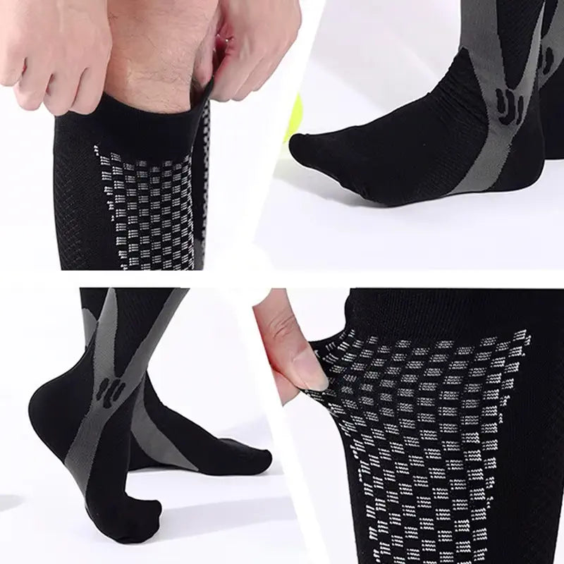 Meia Compressiva com Opção de Terapia Térmica