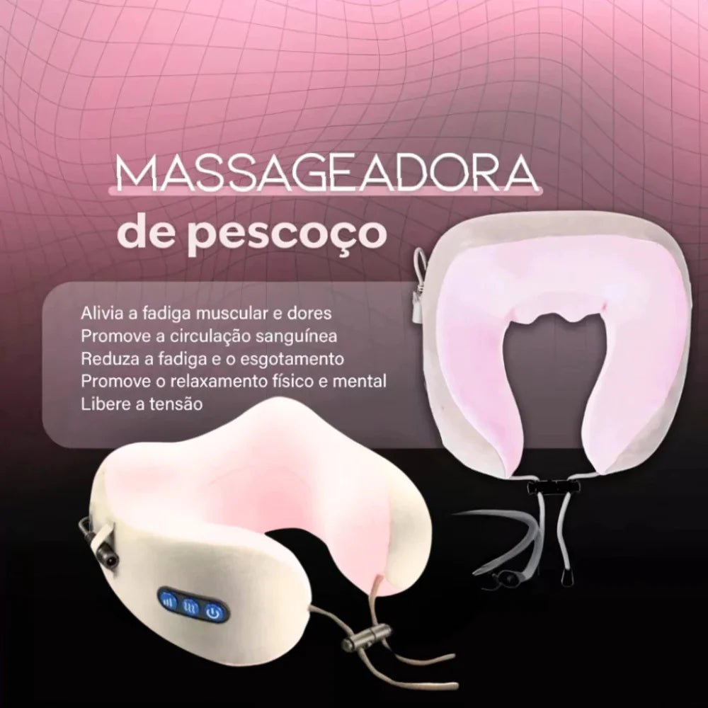 Almofada de Pescoço Massageadora - Chama Oficial