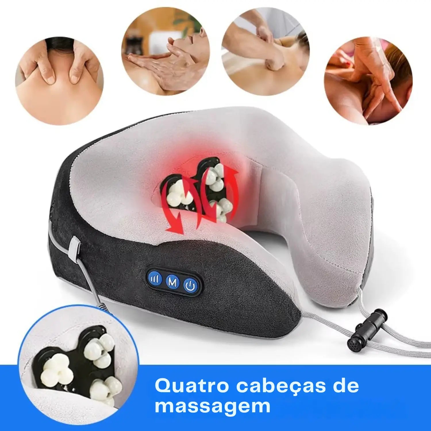 Almofada de Pescoço Massageadora