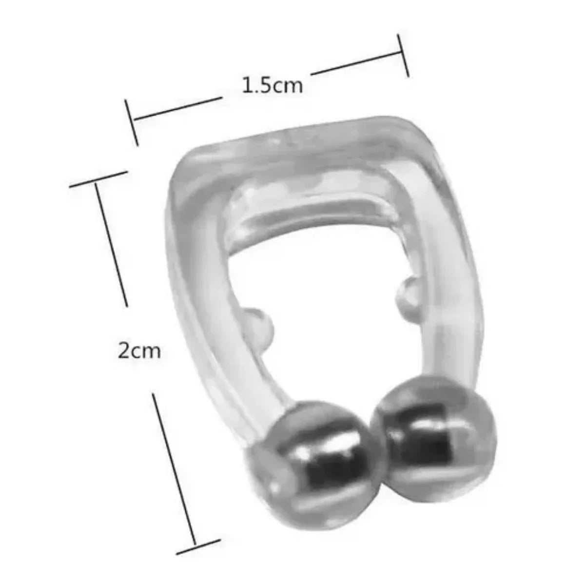 Clipe Nasal Anti Ronco de Silicone para Respiração Mais Livre - Chama Oficial
