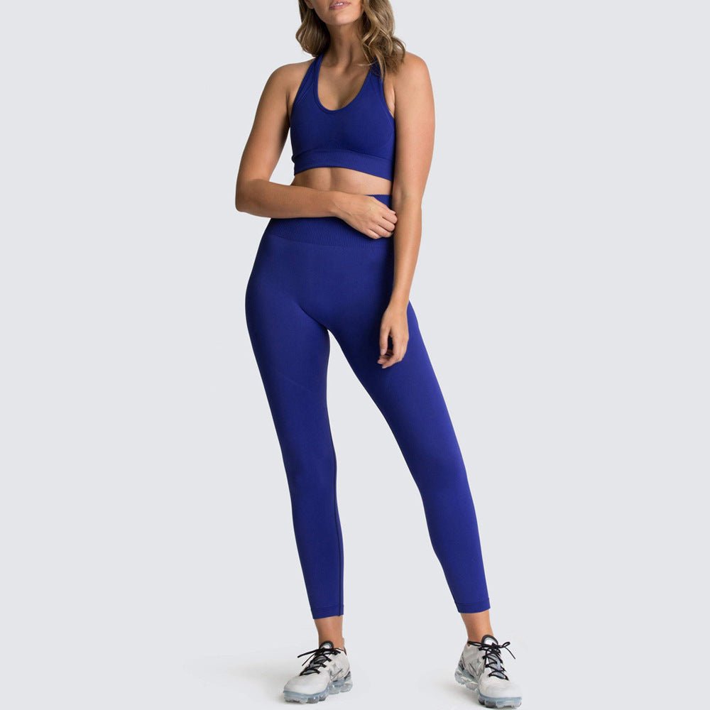 Conjunto Fitness Feminino com Top e Calça Legging Levanta Bumbum - Chama Oficial