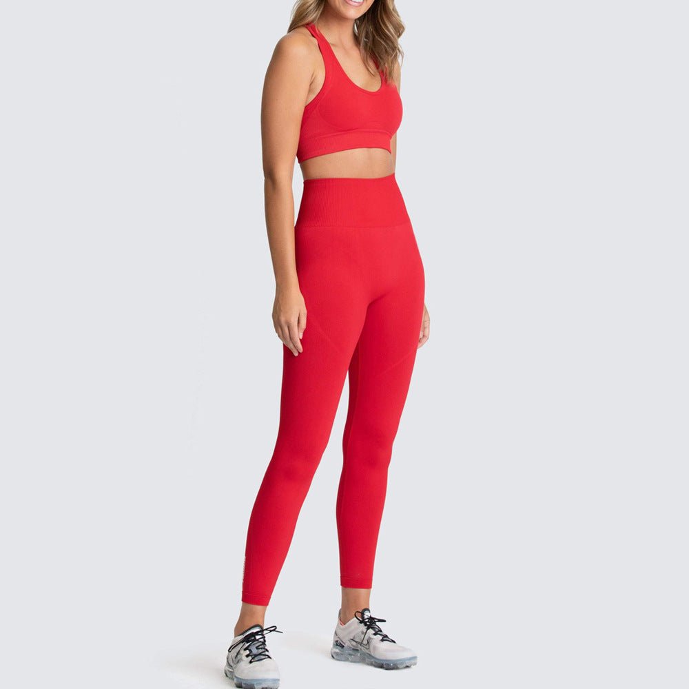 Conjunto Fitness Feminino com Top e Calça Legging Levanta Bumbum - Chama Oficial