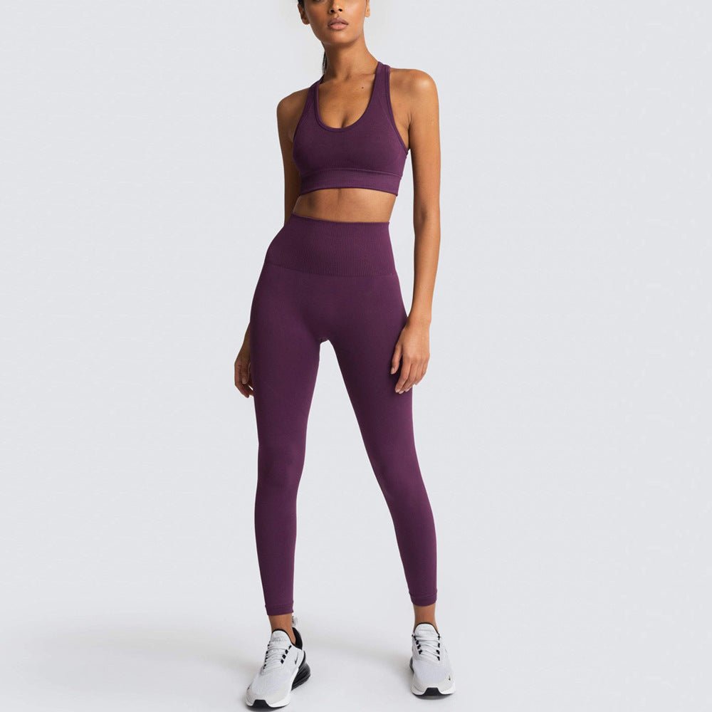 Conjunto Fitness Feminino com Top e Calça Legging Levanta Bumbum - Chama Oficial