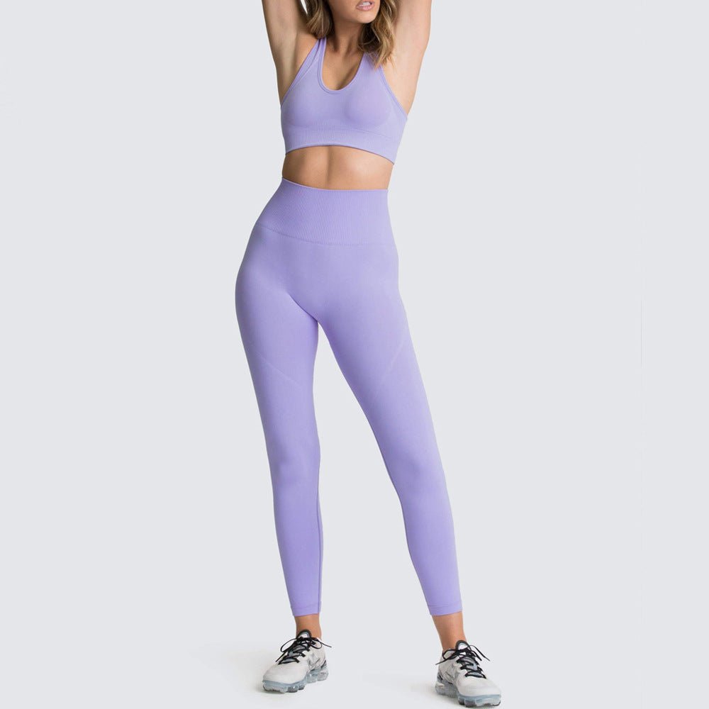 Conjunto Fitness Feminino com Top e Calça Legging Levanta Bumbum - Chama Oficial