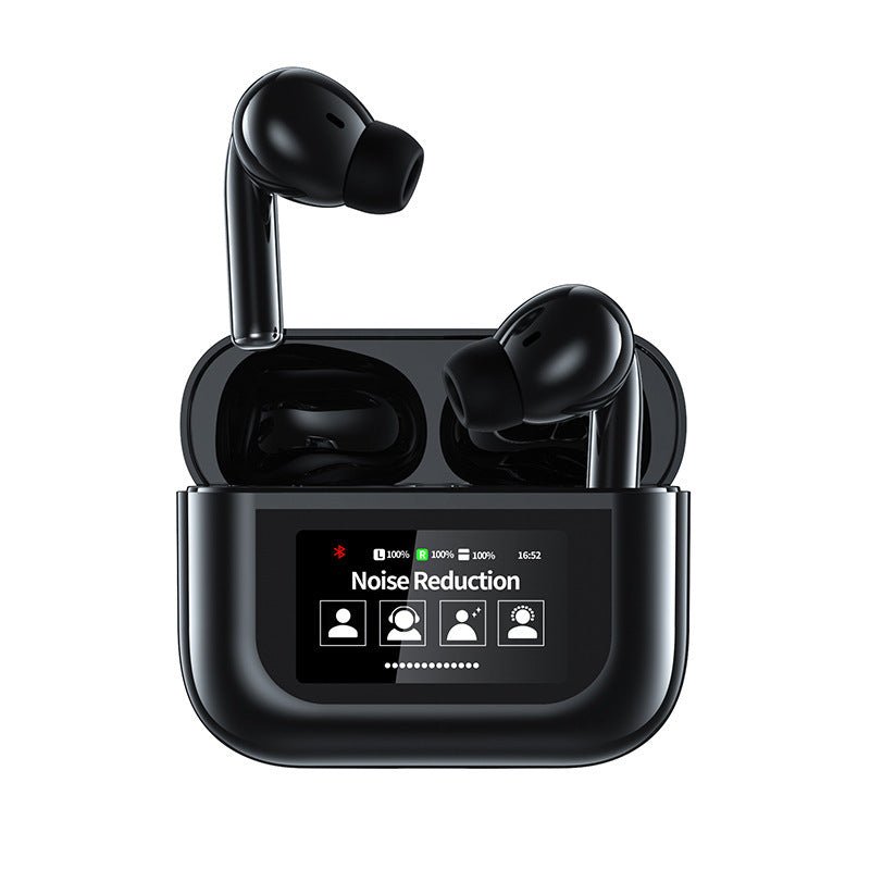 Fone de Ouvido Bluetooth 5.4 com Cancelamento de Ruído e Tela Touch - Chama Oficial