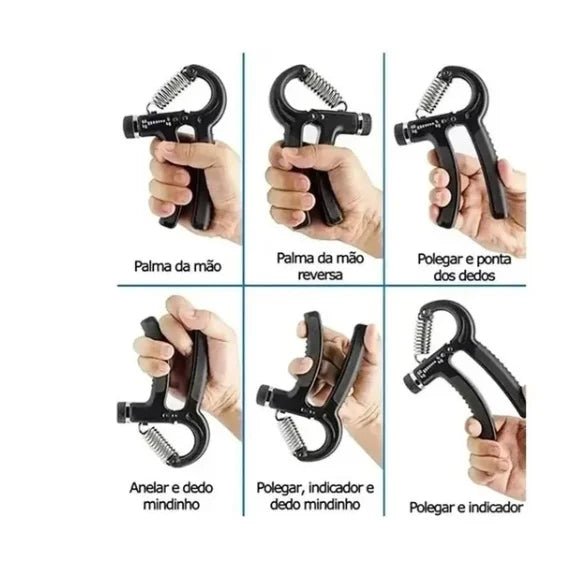 Fortalecedor de Mão com Contador Digital Integrado - Chama Oficial