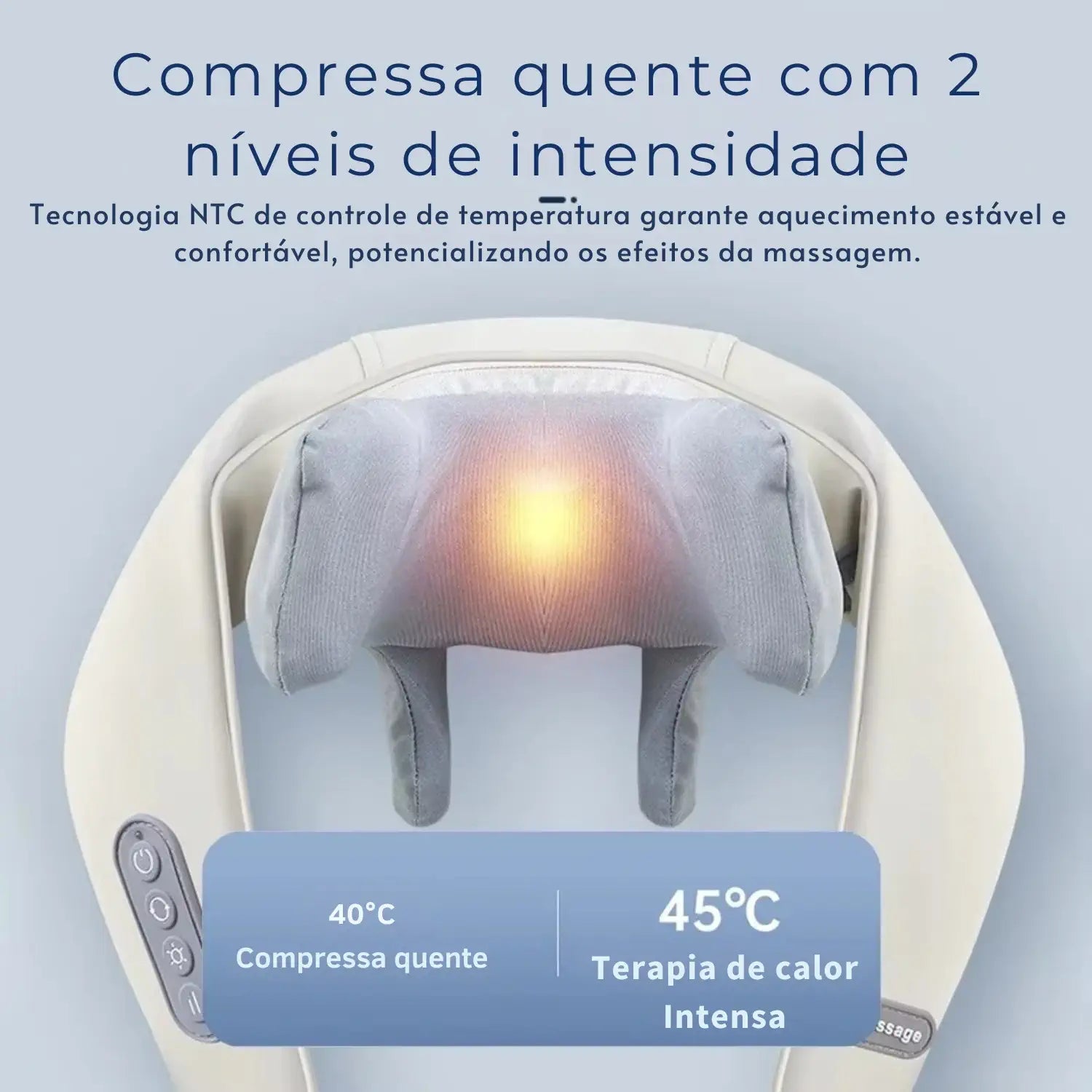 Massageador Elétrico com Terapia de Calor