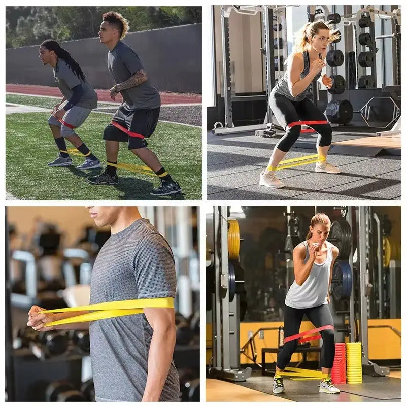 Mini Band 5 Níveis Resistência Treino Funcional em Casa e Academia