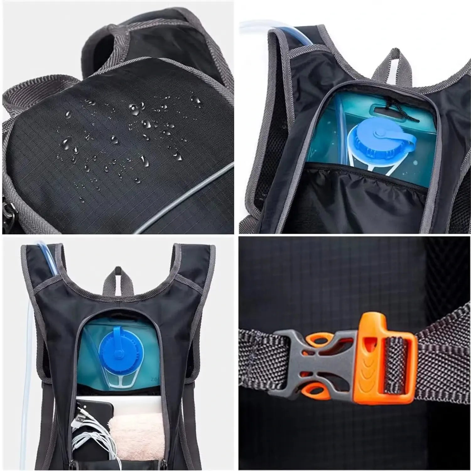 Mochila de Hidratação para Ciclismo, Corrida e Caminhadas