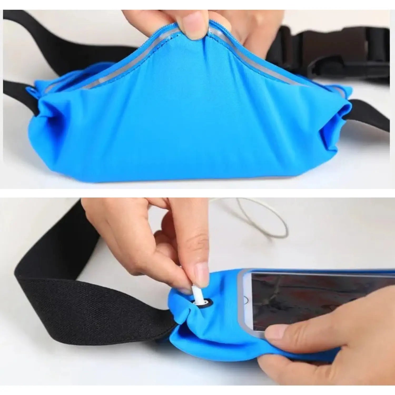 Bolsa de Corrida à Prova D'Água com Tela Sensível ao Toque e Porta-Chaves
