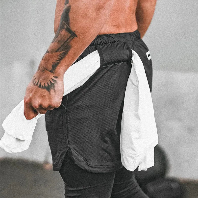 Shorts para Treino com Secagem Rápida - Chama Oficial