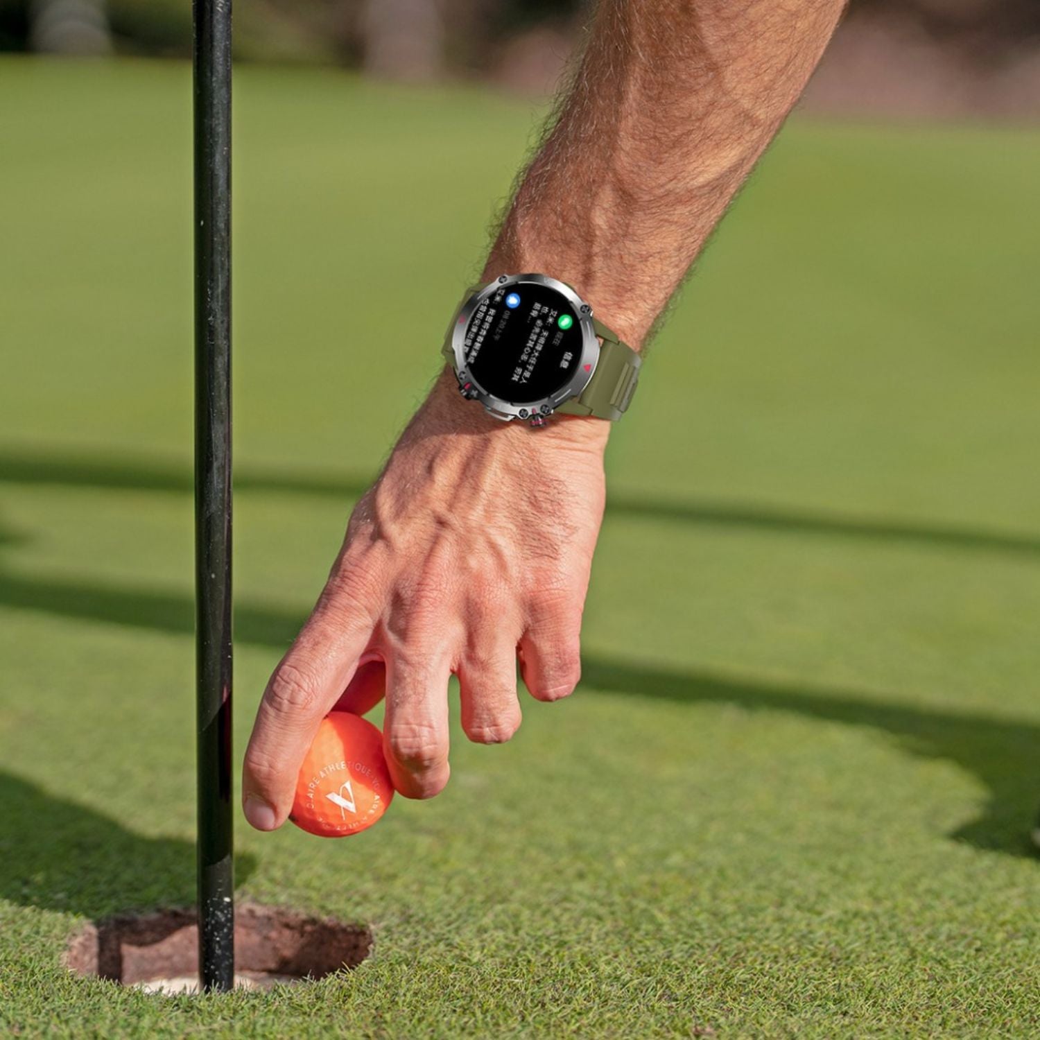 Smartwatch AMOLED 1,43” | Chamadas Hi-Fi | Resistente Militar | Multi Esportes - Chama Oficial