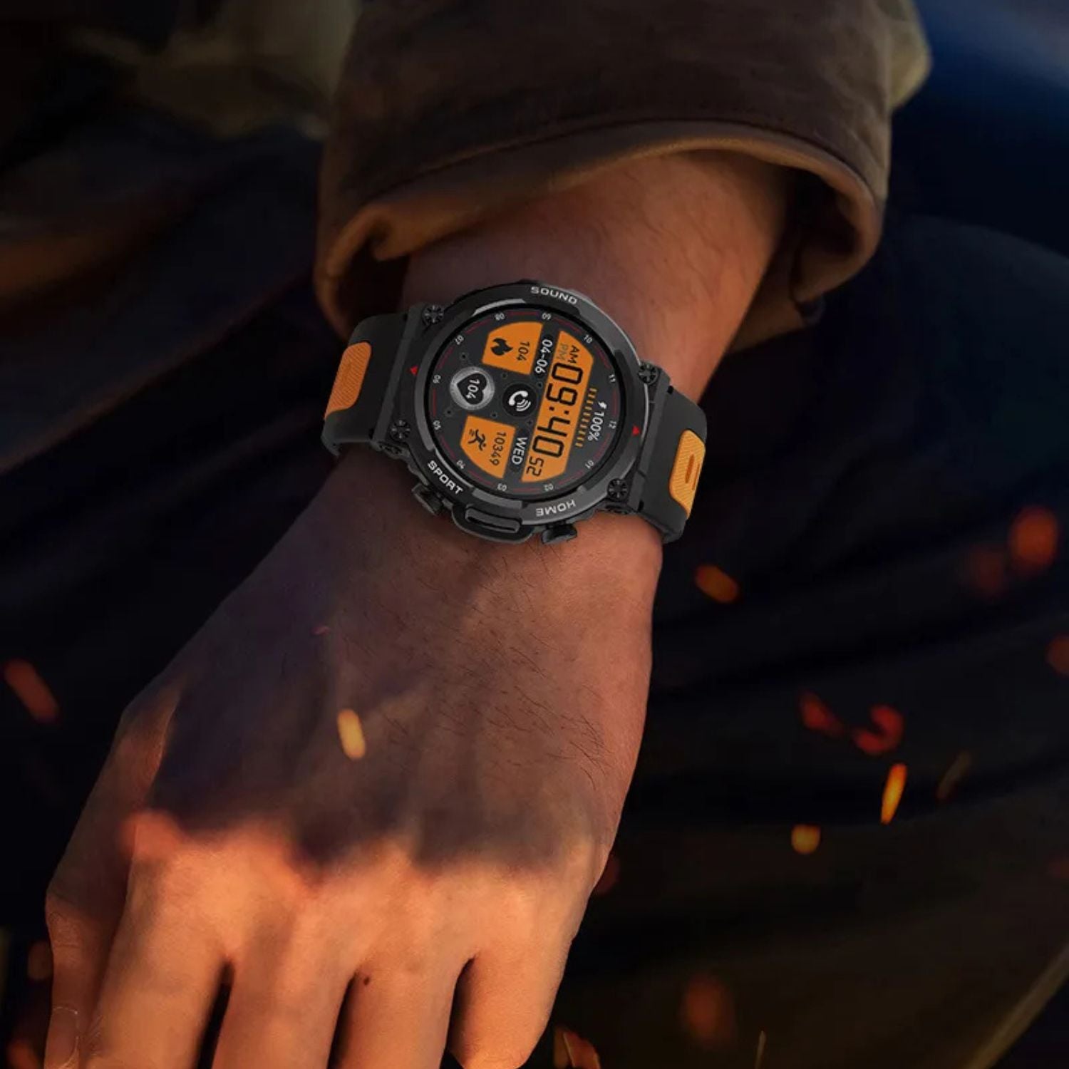 Smartwatch Premium com Tela Ultra HD e Monitoramento de Saúde - Chama Oficial
