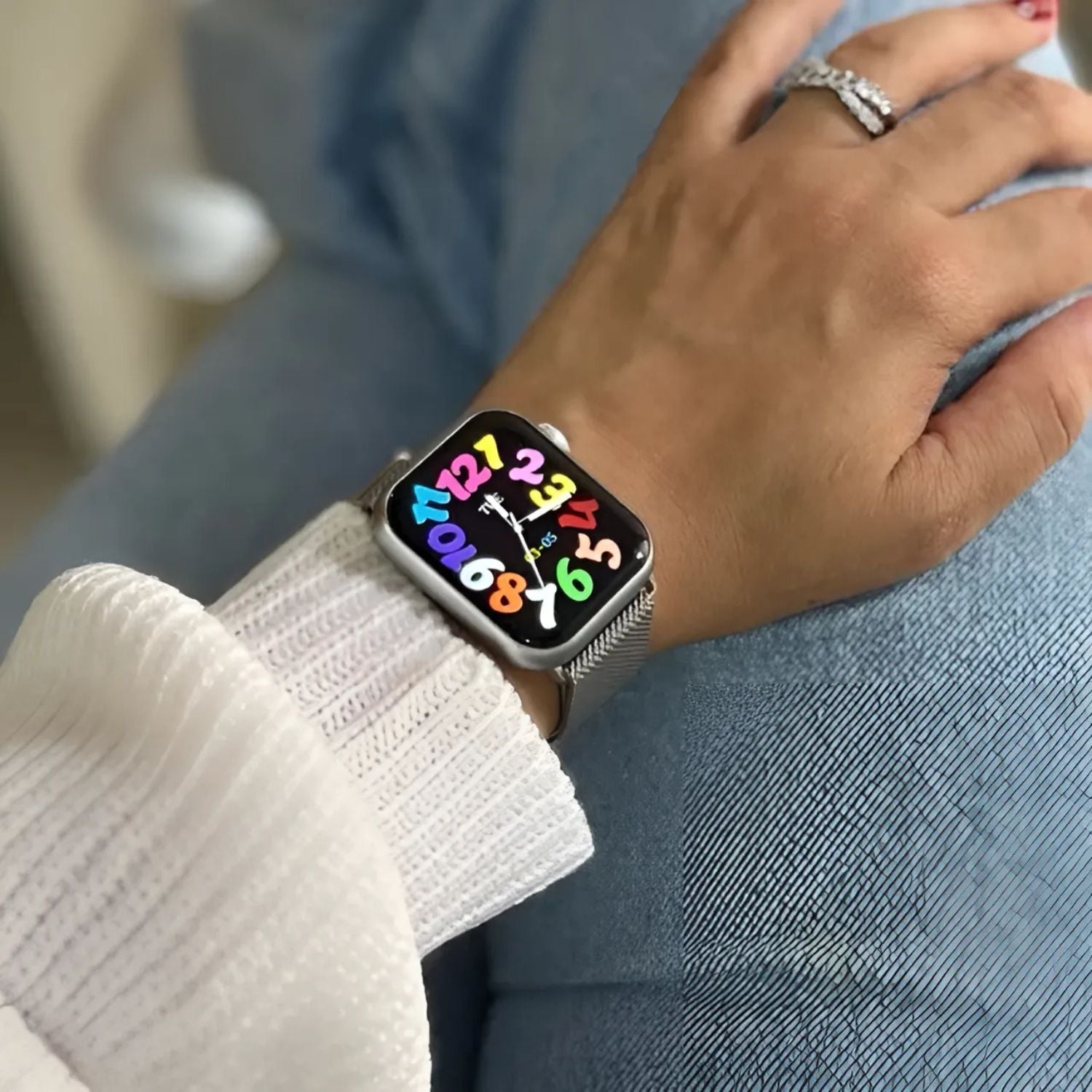 Smartwatch Tela AMOLED, Chamadas Bluetooth e Monitoramento Completo - Chama Oficial