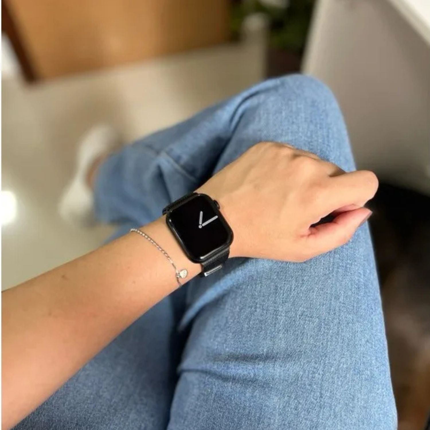 Smartwatch Tela AMOLED, Chamadas Bluetooth e Monitoramento Completo - Chama Oficial