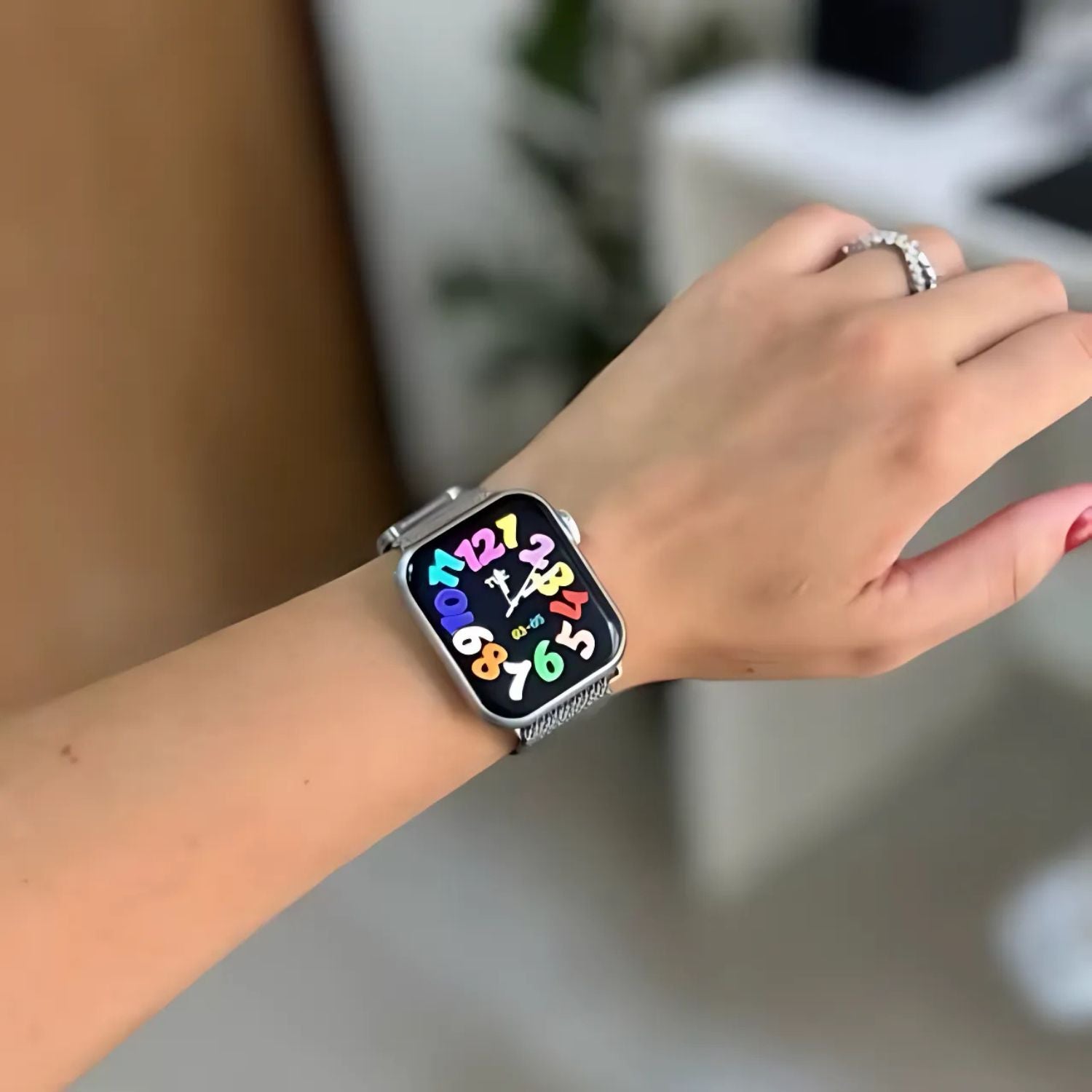 Smartwatch Tela AMOLED, Chamadas Bluetooth e Monitoramento Completo - Chama Oficial