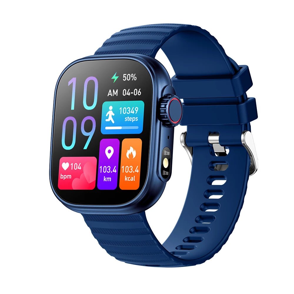 Smartwatch Tela AMOLED, Chamadas Bluetooth e Monitoramento Completo - Chama Oficial