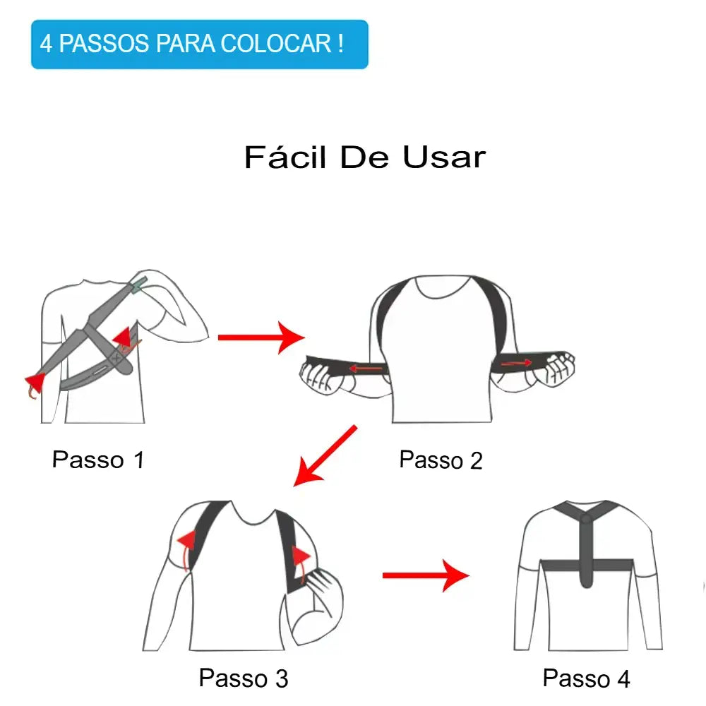 Colete Postural Ajustável para Conforto Diário