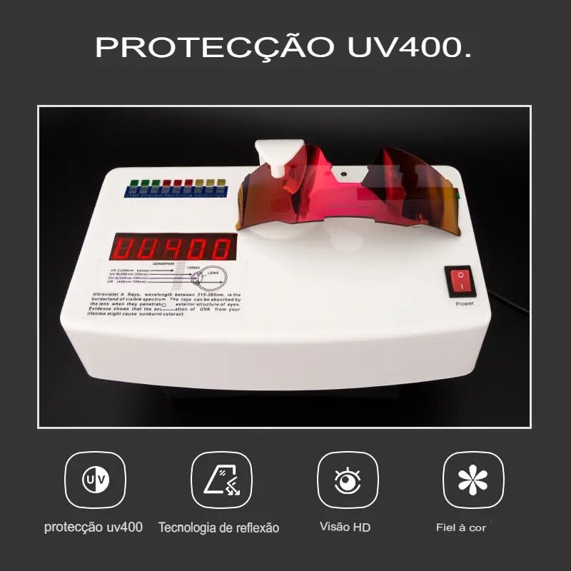 Óculos Esportivos com Lentes Intercambiáveis, Proteção UV400 e Conforto Extremo - Chama Oficial