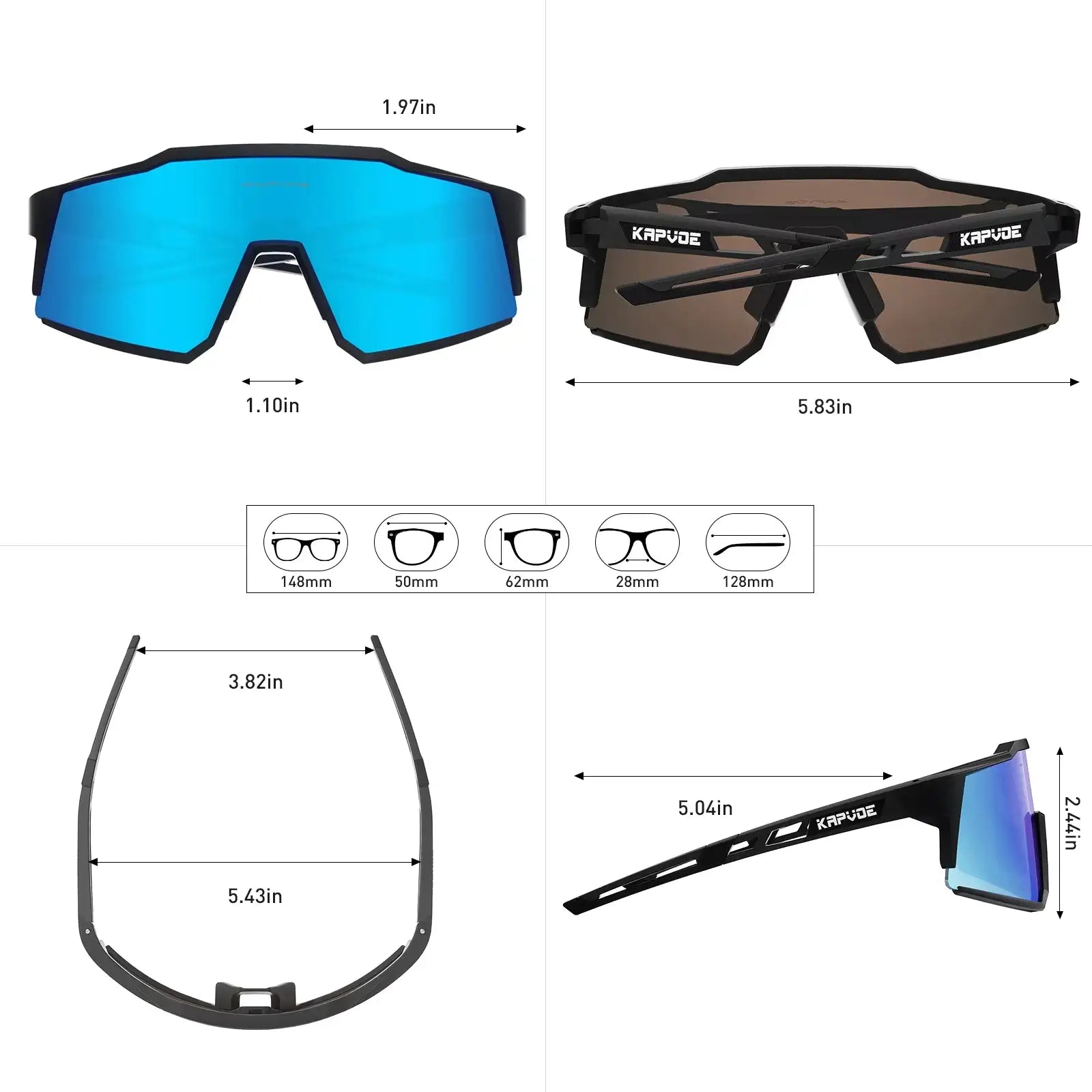 Óculos Esportivos com Lentes Intercambiáveis, Proteção UV400 e Conforto Extremo - Chama Oficial