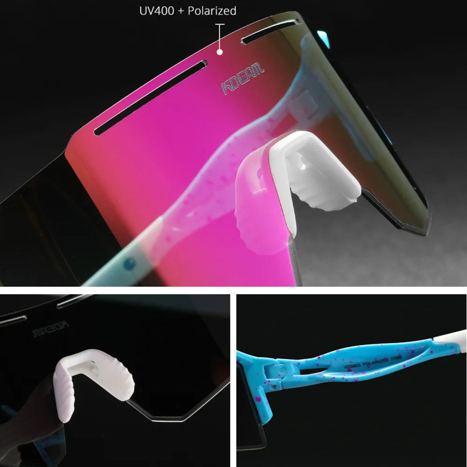 Óculos de Sol Esportivos com Proteção UV para Atividades ao Ar Livre - Chama Oficial