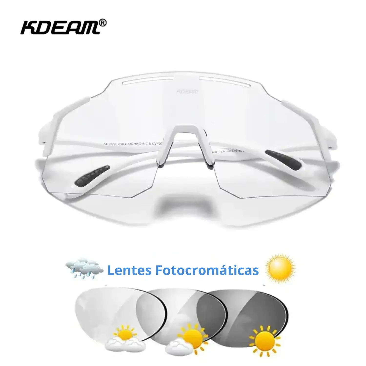 Óculos de Sol Esportivos com Proteção UV para Atividades ao Ar Livre - Chama Oficial