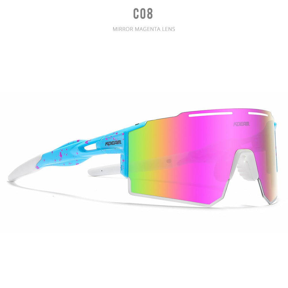 Kdeam – Óculos de Sol Esportivos com Proteção UV para Atividades ao Ar Livre - Promo Chama