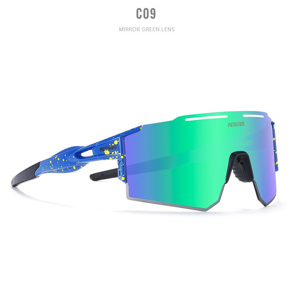 Kdeam – Óculos de Sol Esportivos com Proteção UV para Atividades ao Ar Livre - Promo Chama